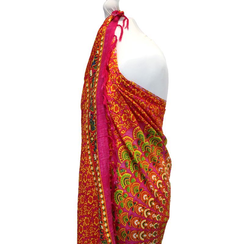 Mandela Sarong - Rubinrot