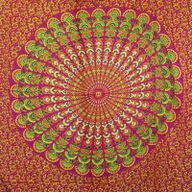 Mandela Sarong - Rubinrot