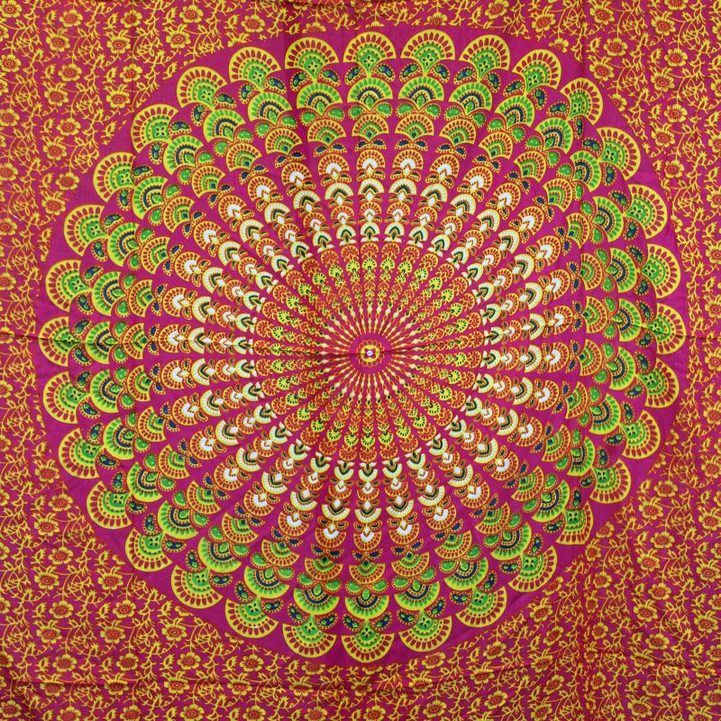 Mandela Sarong - Rubinrot