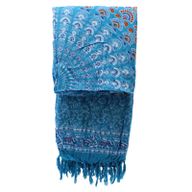 Mandela Sarong - Aquamarin & Orange