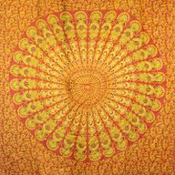 Mandela Sarong - Lindgrün & Orange