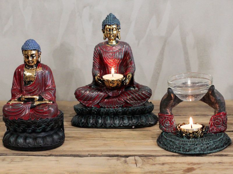 Antike Buddha Kerzenhalter - Anhänger