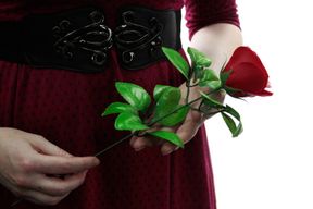 DIY Seifenblumen - mittelgroße Rose - Weiß