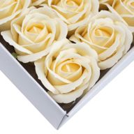 DIY Seifenblumen - mittelgroße Rose - Elfenbein