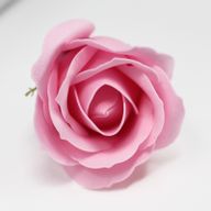 Wholesale Craft Soap Flowers - Med Rose - Blush