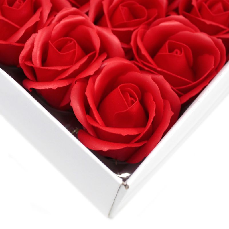 DIY Seifenblumen - mittelgroße Rose - Rot