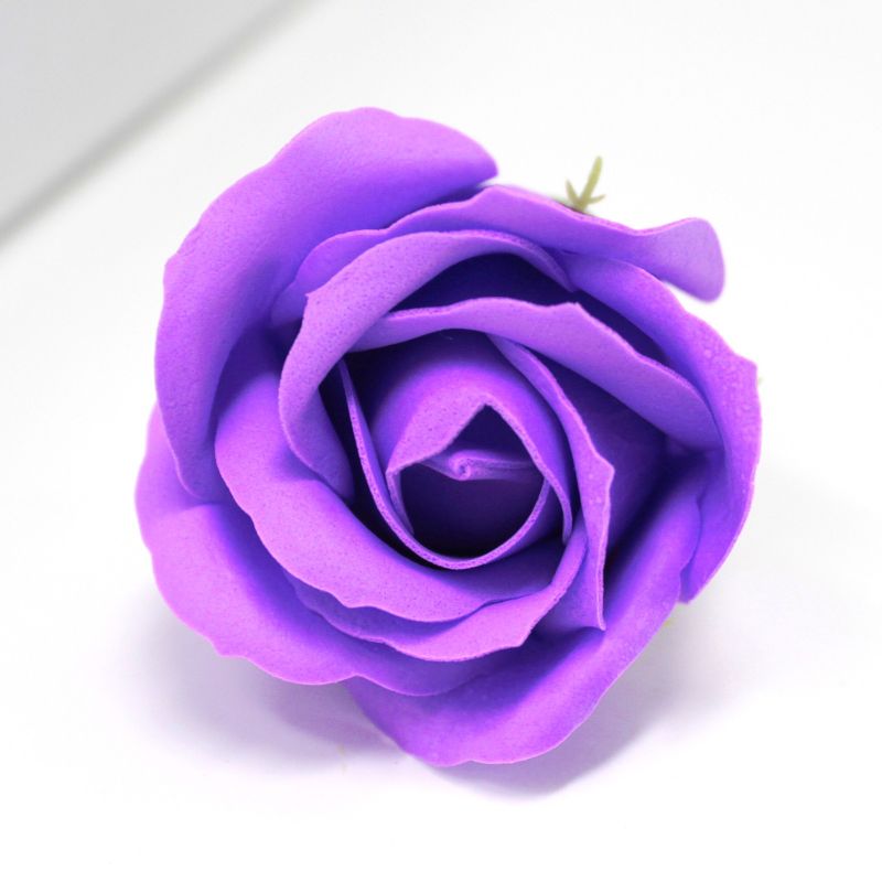 DIY Seifenblumen - mittelgroße Rose - Lavendel