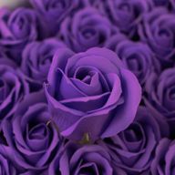 DIY Seifenblumen - mittelgroße Rose - Lavendel