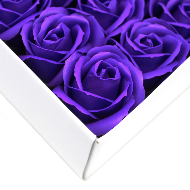 DIY Seifenblumen - mittelgroße Rose - Violett