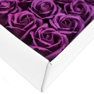 DIY Seifenblumen - mittelgr. Rose - Dunkelviolett