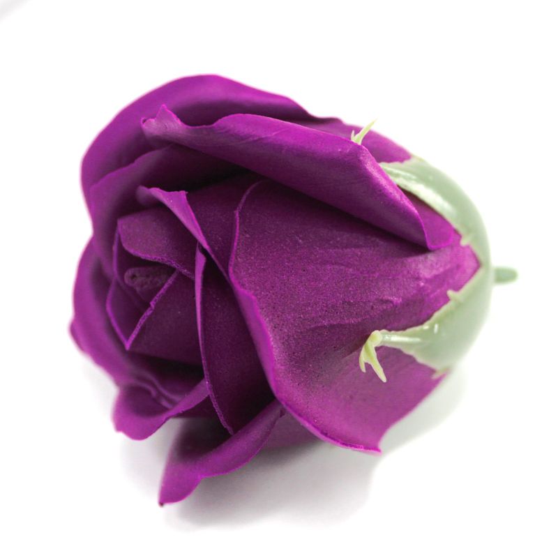 DIY Seifenblumen - mittelgr. Rose - Dunkelviolett