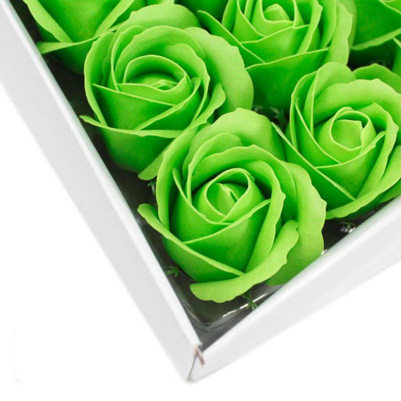DIY Seifenblumen - mittelgroße Rose - Grün