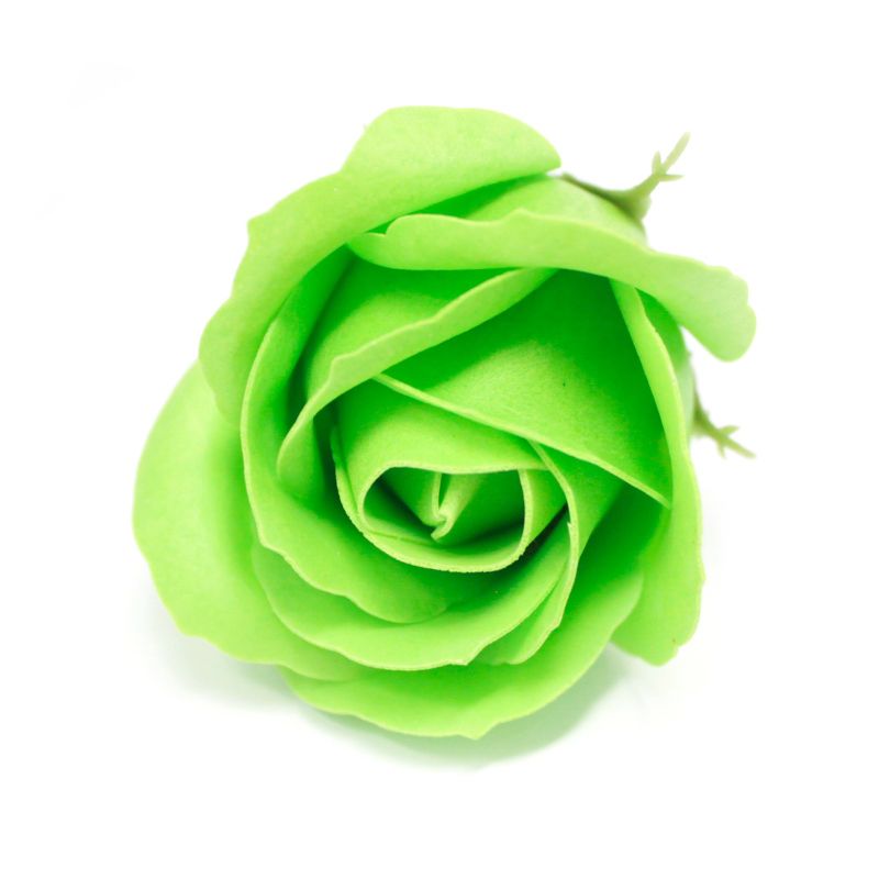 DIY Seifenblumen - mittelgroße Rose - Grün