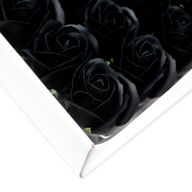 DIY Seifenblumen - mittelgroße Rose - Schwarz