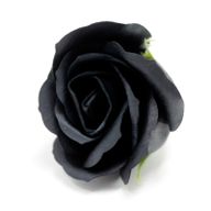 DIY Seifenblumen - mittelgroße Rose - Schwarz