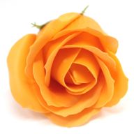 DIY Seifenblumen - mittelgroße Rose - Orange