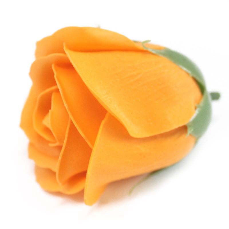 DIY Seifenblumen - mittelgroße Rose - Orange