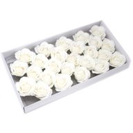 DIY Seifenblumen - große Rose - Weiß