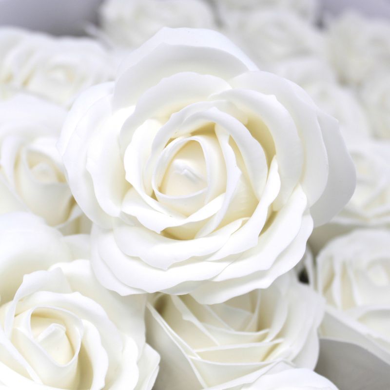 DIY Seifenblumen - große Rose - Weiß