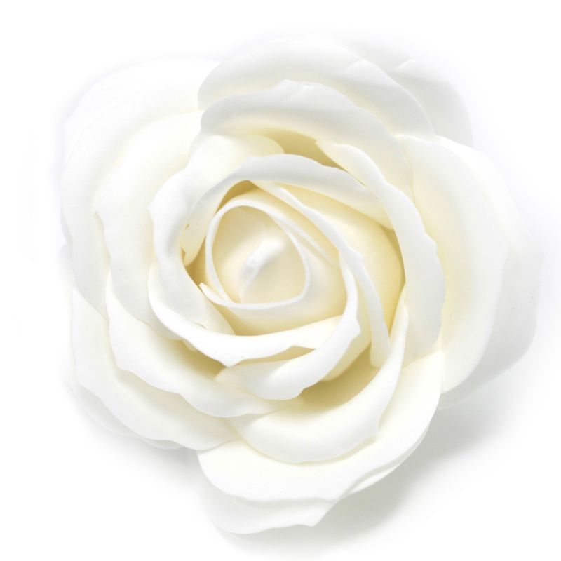DIY Seifenblumen - große Rose - Weiß