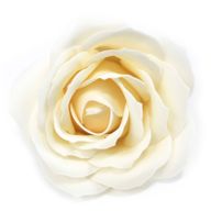 DIY Seifenblumen - große Rose - Elfenbein
