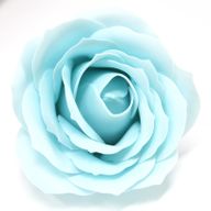 DIY Seifenblumen - große Rose - Babyblau