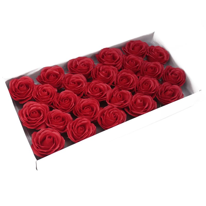 DIY Seifenblumen - große Rose - Rot
