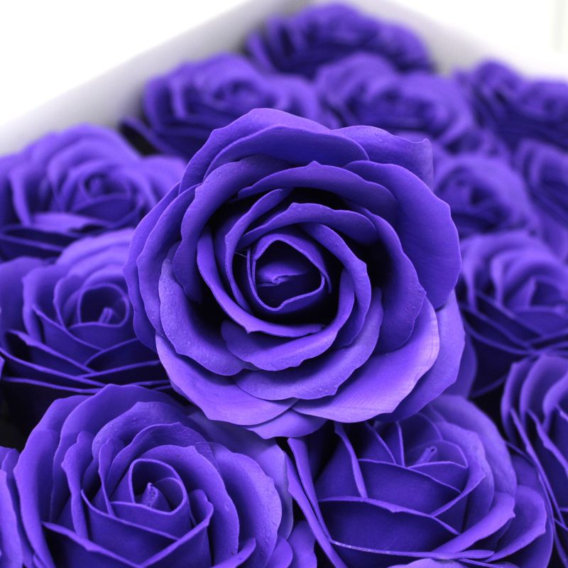 DIY Seifenblumen - große Rose - Violett
