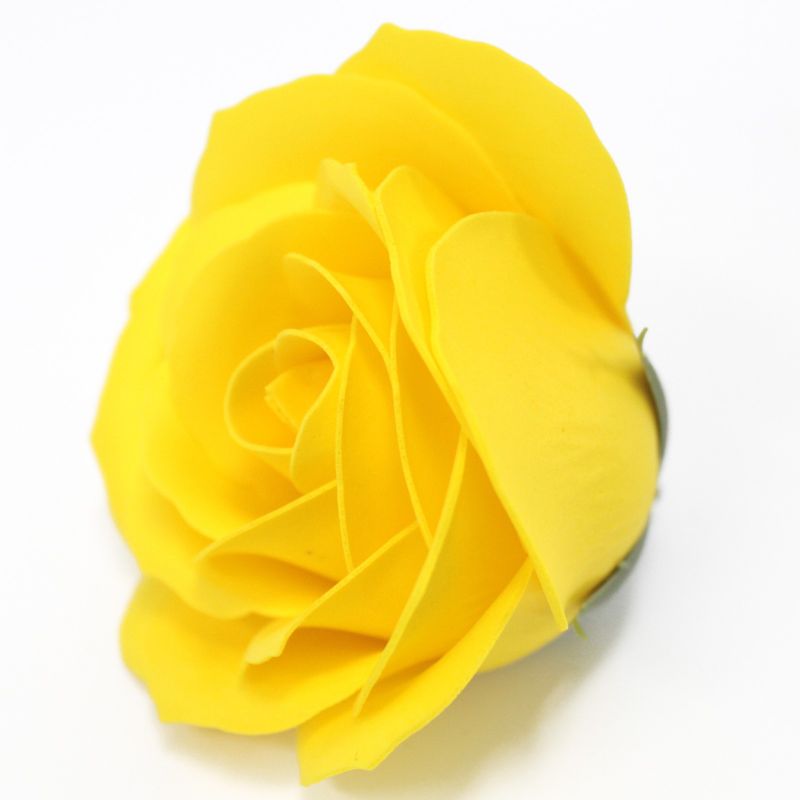 DIY Seifenblumen - große Rose - Gelb