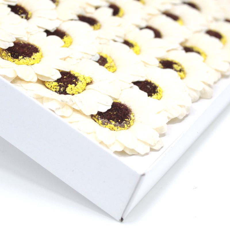 DIY Seifenblumen - kl. Sonnenblume - Elfenbein