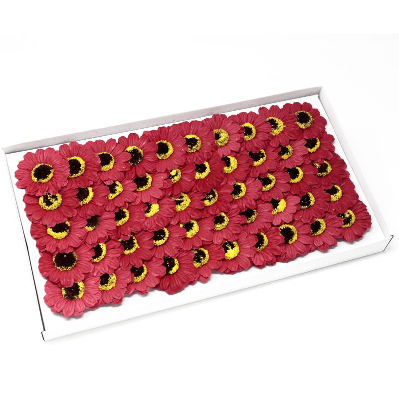 DIY Seifenblumen - kl. Sonnenblume - Rot