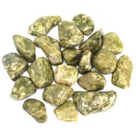Afrikanischer Edelstein Epidote - Schneeflocke