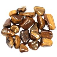 Afrikanischer Edelstein - Tigerauge Gold