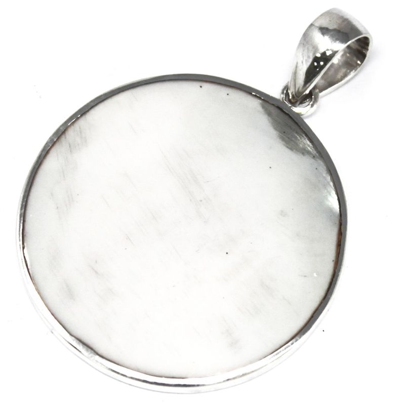 Baum des Lebens Silber Anhänger 30mm - Perlmutt