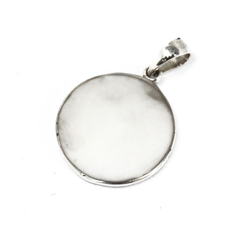Baum des Lebens Silber Anhänger 22mm - Perlmutt