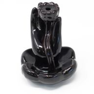 Brunnen Räuchergefäß - Hand mit Lotusblüte