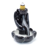 Brunnen Räuchergefäß - Hand mit Lotusblüte