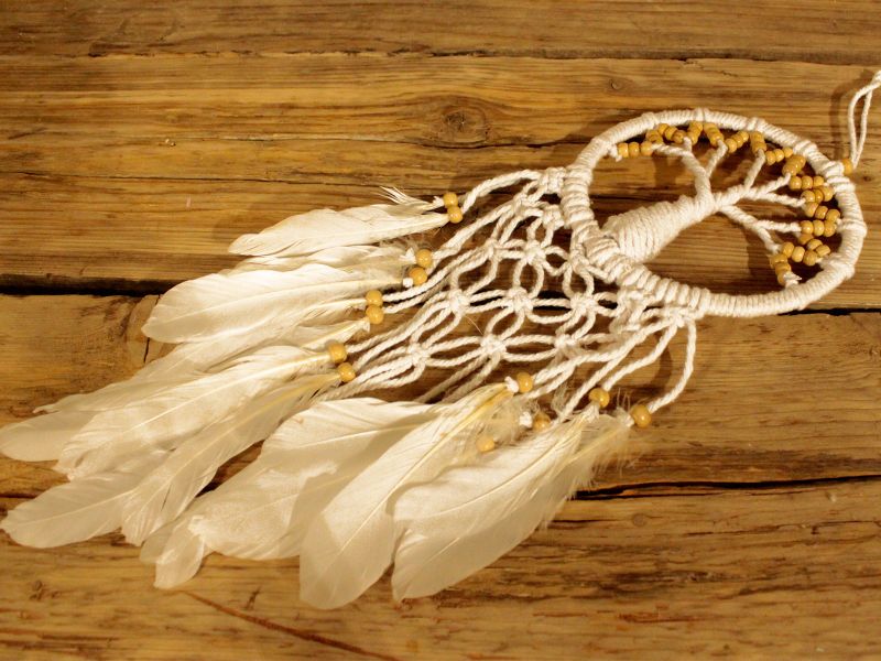 Baum des Lebens Traumfänger - Pure & Natural 16cm
