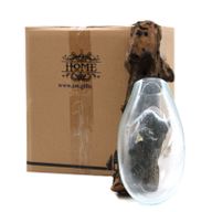 Geschmolzenes Glas auf Holz - hängenden Schüssel