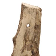 Geschmolzenes Glas auf Holz - hängenden Schüssel