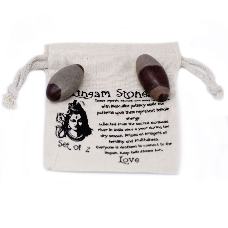 Zwei Zoll Lingam - 2 Steine