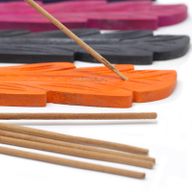Holzhalter aus Mangoholz in Blattform
