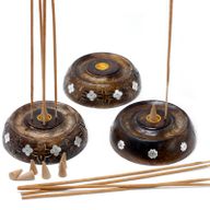 Halter für Kegel & Stäbchen - versch. Designs - Holz