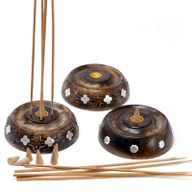 Halter für Kegel & Stäbchen - versch. Designs - Holz