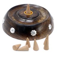 Halter für Kegel & Stäbchen - versch. Designs - Holz
