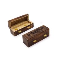 Räucherkegelbox - Mangoholz