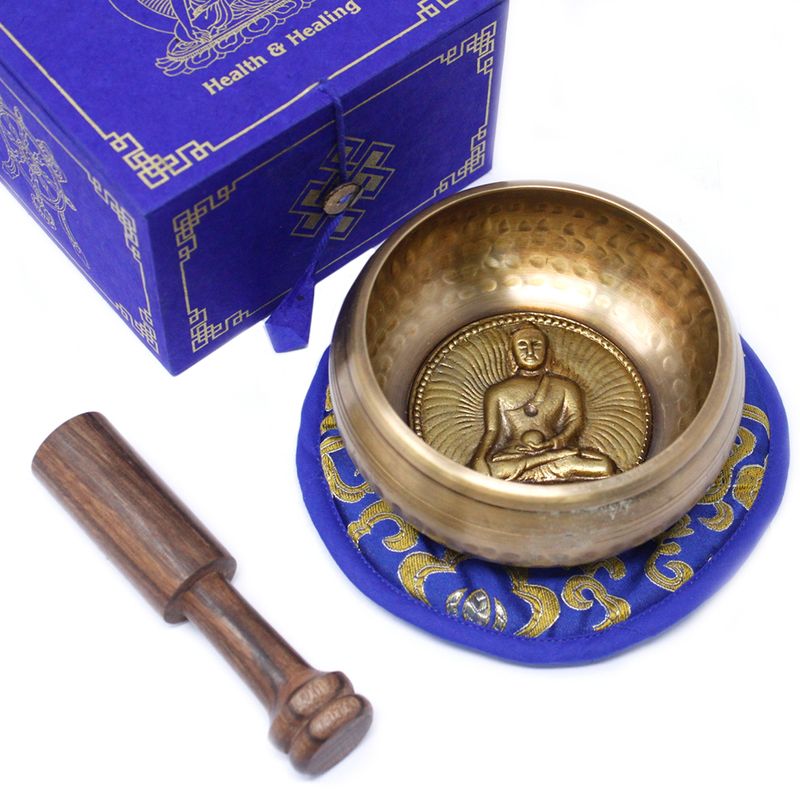 Buddha Medizinklangschale Set 10cm (min 500gm)