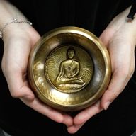 Buddha Medizinklangschale Set 10cm (min 500gm)