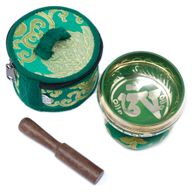 Mini Klangschale Geschenk Set  - Grün
