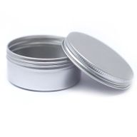 Aluminium-Dose, rund, 100 ml, mit Schraubverschluss